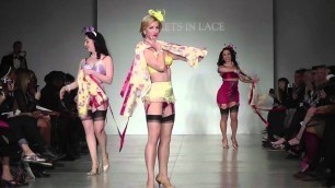 'Secrets in Lace at Lingerie Fashion Week 2014 with Angie Pontani'