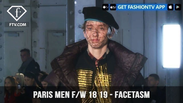 'Facetasm Paris Men\'s Fashion Week Fall 2018 Layers Upon Layers Collection | FashionTV | FTV'