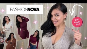 'Fashion Nova Try On Haul & Review 2021| Unboxing'