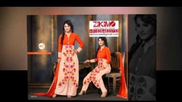 'Zikimo Heena Khan (Akshara-Naitik) Presents Party Wear Suits 2015 Collection'