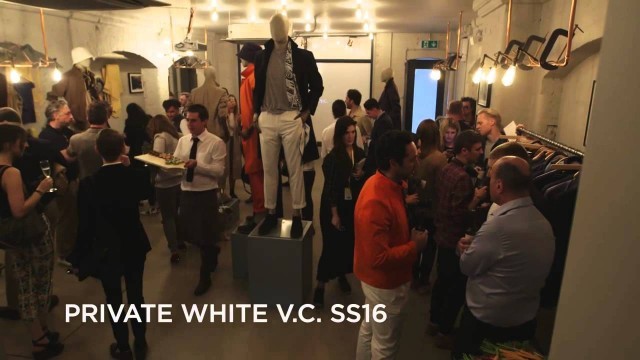 'Private White V.C. SS16 at London Collections Men'