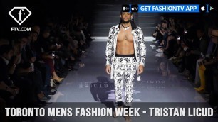 'Tristan Licud Toronto Men\'s Fashion Week Fall/Winter 17 High Fashion Street Style | FashionTV | FTV'