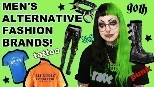 'MEN\'S ALTERNATIVE FASHION STORES *goth*punk*street*rave*plus*grunge* // Emily Boo'