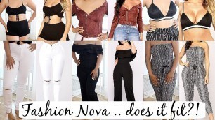 'Fashion Nova Try On Haul 2018! Fashion Nova Lingerie?!'