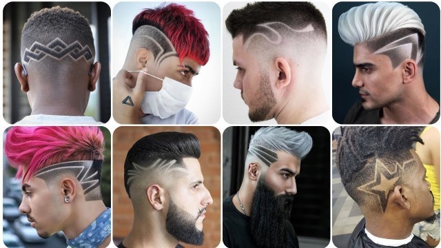 'Cool Haircut Designs For Guys 2021 - Latest Men\'s Hair Tattoo Designs | Men\'s Trendy Hairstyles 2021'