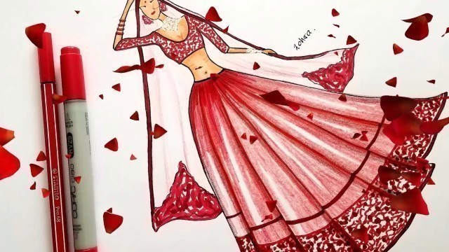 'Do You Love Indian Dresses || Fashion Drawing'