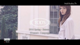 '\"Italian Lady\" - \"Tod\'s\" - \"2016 Spring Summer\"  Women\'s Campaign - \"Italian Fashion\"'