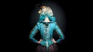 'How to Lace a Corset Jacket KMKDesigns Steampunk Fashion'