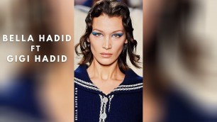 'Clip - Bella Hadid Runway ft Gigi Hadid in Miu Miu 2020 Runway Show'