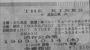 'The Kinks Live 1993-10-14 Tokyo Shibuya 6'