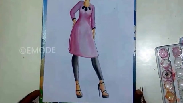 'Fashion sketch ideas for beginners, basic ideas to draw a fashion sketch EMODE'