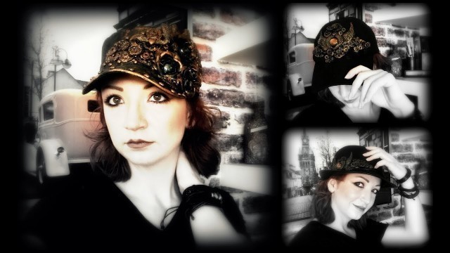 'DIY STEAMPUNK ŞAPKA SÜSLEME TASARIM / STEAMPUNK HAT DESIGN DECORATION'