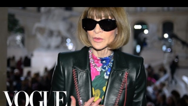 'Anna Wintour on the Trends of Paris Fashion Week'