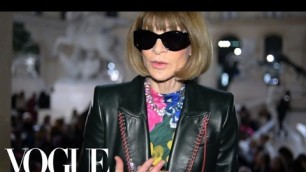 'Anna Wintour on the Trends of Paris Fashion Week'