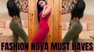 'FASHION NOVA TRY-ON HAUL | YEAR ROUND MUST HAVES'