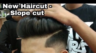 'Slope Cut | Haircut | New Hairstyle|Collaboration  | Adil khan vlogs'