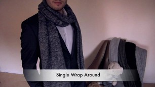 'How to Tie a Scarf - Men - Single Wrap Around'