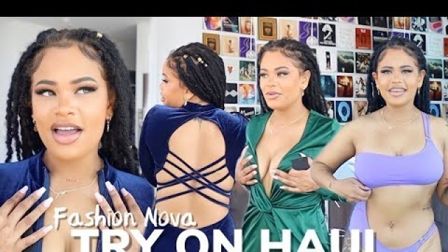 'HUGE FASHION NOVA TRY ON HAUL | Dresses, Swimsuits, + Jumpsuits | Arnellarmon'