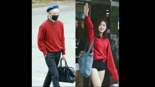 'Kim Taehyung ( V BTS )  & Hwang EunBi( SinB Gfriend )  Fashion #ABline'