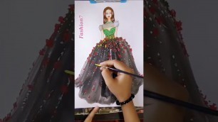 'Fashion Design Sketches|| Fashion illustration for beginners @Fashion 7'