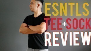 'ESNTLS Tee + Socks Review  | Teaching Men\'s fashion'