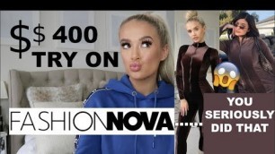 '$400+ FASHION NOVA TRY ON HAUL!!!... I CAN\'T BELIEVE THEY DID THAT