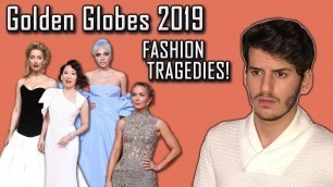 'THEY WORE WHAT?! GOLDEN GLOBES 2019 FASHION REVIEW! (ft. Lady Gaga, Emma Stone, Anne Hathaway..)'