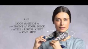 'How To Tie A French Twist Scarf Knot | Brooks Brothers'