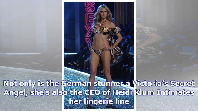 'Victoria\'s secret models in lingerie y mother after baby: heidi klum & more — view photos'