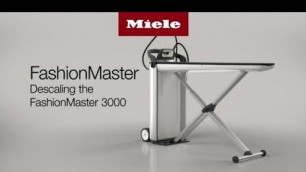 'Descaling the Fashion Master 3000 ironing system I Miele'