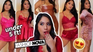 'Valentine\'s Day TRY ON HAUL - Lingerie/Dresses feat. Fashion Nova!'