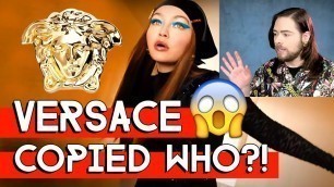 'VERSACE COPIED WHO?! SHOCKED! VERSACE FALL WINTER 2021 FASHION SHOW REVIEW'