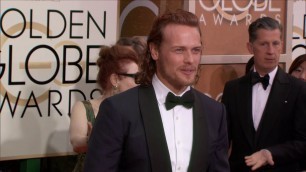 'Sam Heughan Fashion - Golden Globes 2016'