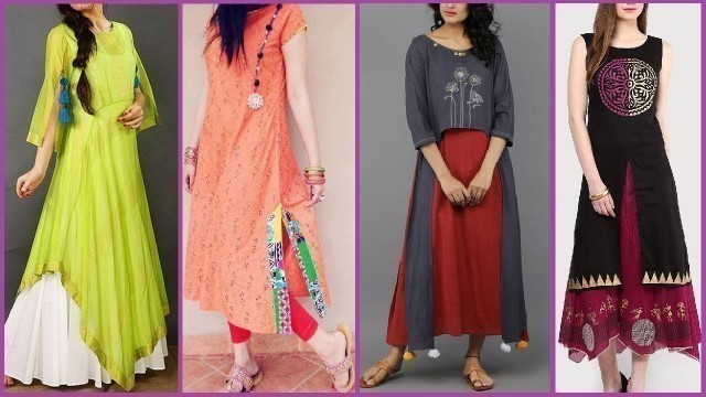 'Latest Indian / Pakistani Dresses Designs | Beautiful colorful Kurti / Kurta designs for Girls 2017'