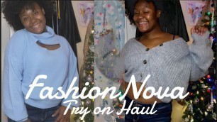 'Fashion Nova Try-on Haul| 12 Days of Quaisha| Quaisha Quenesa'