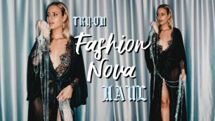 'FASHIONNOVA TRY-ON HAUL ❤️ LINGERIE + CLOTHES'