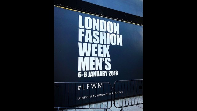 'LONDON FASHION WEEK MEN\'S JANUARY 2018'