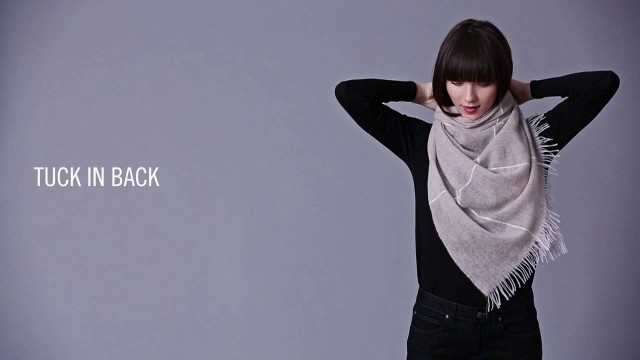 'How to Tie a Scarf: EILEEN FISHER Fall 2016'