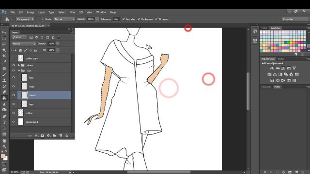 'Fashion Illustration - Coloring Techniques Using Photoshop CC'