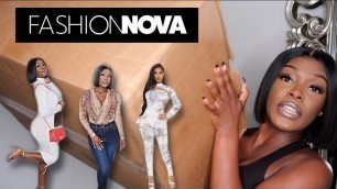 'HUGE FASHION NOVA TRY ON HAUL + WINTER/ FALL 