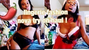 'SEXY FASHION NOVA LINGERIE TRY ON HAUL| PART 22|'