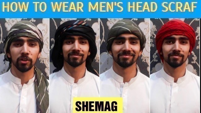 'How To Wear Men\'s Head Scarf | 4 Stylish Way To Wear Shemagh | How To Tie A Shemagh Scarf'