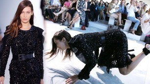 'Bella Hadid Cae En Plena Pasarela de Michael Kors ¡OUCH!'