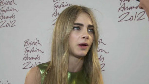 'British Fashion Awards 2012 | Cara Delevingne Interview'