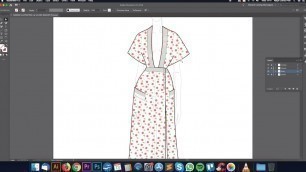 'Digital fashion illustration with adobe Illustrator'