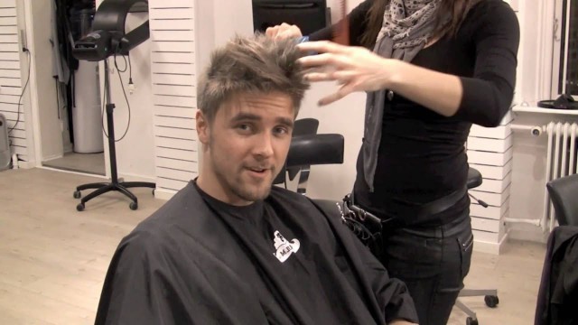 'New Danish fashion Haircut for men - how to cut mens hair like a pro hairdresser - part 1/2'