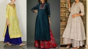 'Top 15 Sharara Dress Designs For Girls(Pakistani Sharara Suits Collection)2017-18'