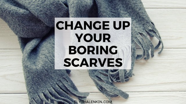 'New Ways To Wear Your Scarves | Scarf Tying Tutorial'