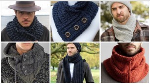 'Trendy and stylish #neck warmer scarf design collections for mens high winter fashion'