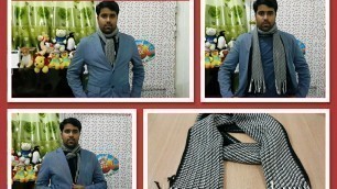 'How to wear winter Scarf in different Styles?/Men\'s Fashion/Malayalam'